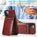 Business Demeanor Leather Case for iPhone Pro Max Mini Pro