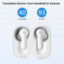 TimeKettle M3 Language Simultaneous Translator Headset Earbuds