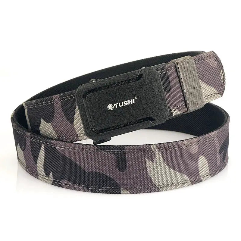 Durable Military Belt for Men with Gear — product view 10