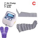 6 Section Massage Tool Electric Air Compression Leg Massager Waist Arm Leg Wraps Foot Ankles Calf Massage Machine Promote Blood
