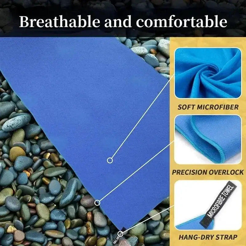 Quick Dry Sports Towel 40x80cm For Gym Camping Beach - OurLum.com