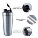 Stainless Steel Protein Shaker Cup Portable Fitness Mug