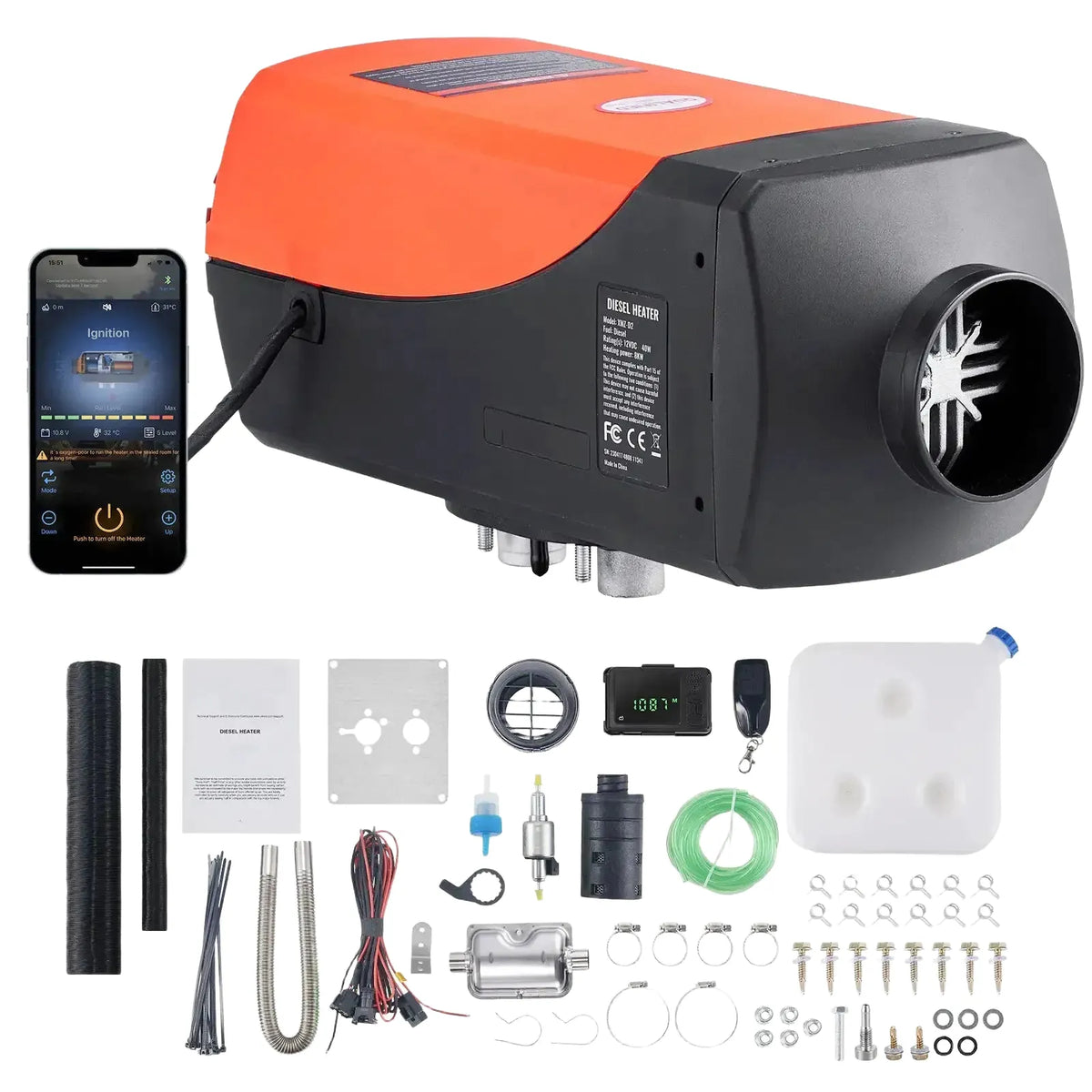 Bluetooth Diesel Air Heater — product image 1
