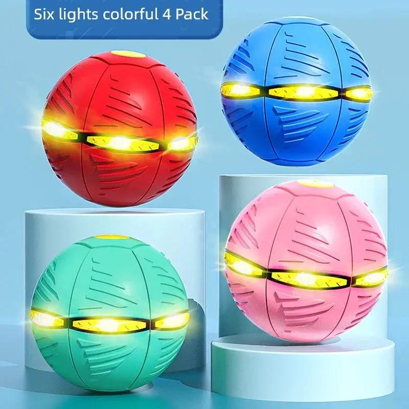 Deformation Ball Elastic Flying Saucer Outdoor Toy - OurLum.com
