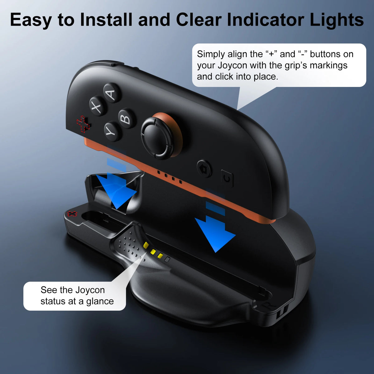 Switch2 Compatible Joycon Mouse Grips