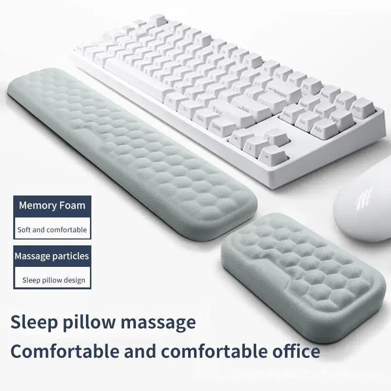 Ergonomic Memory Cotton Wrist Rest For Keyboard And Mouse