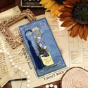 Vintage Floral Metal Bookmark Tassel