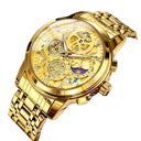 Olevs Moon Phase Calendar Watch for Men