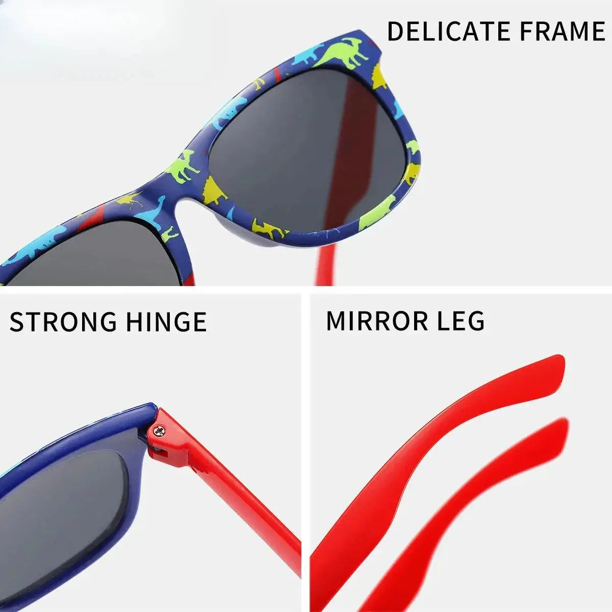 Kids Dinosaur Sunglasses UV400 Protection For Safe Fun