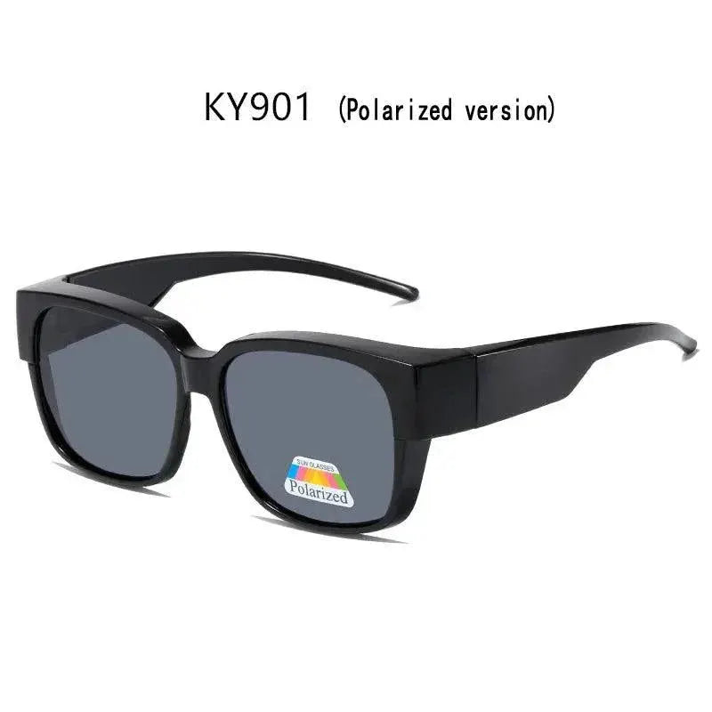 Men's UV400 Polarized Sunglasses Frame for Myopia Drivers