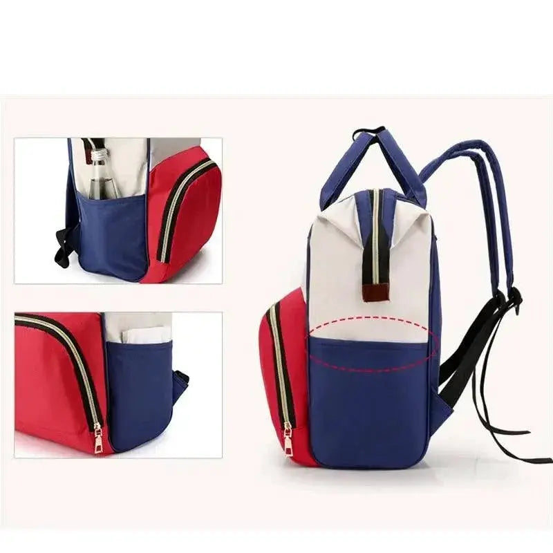 Versatile Waterproof Diaper Backpack For Moms Large Capacity