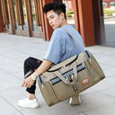 Waterproof Leather Carry-On Bag for Men