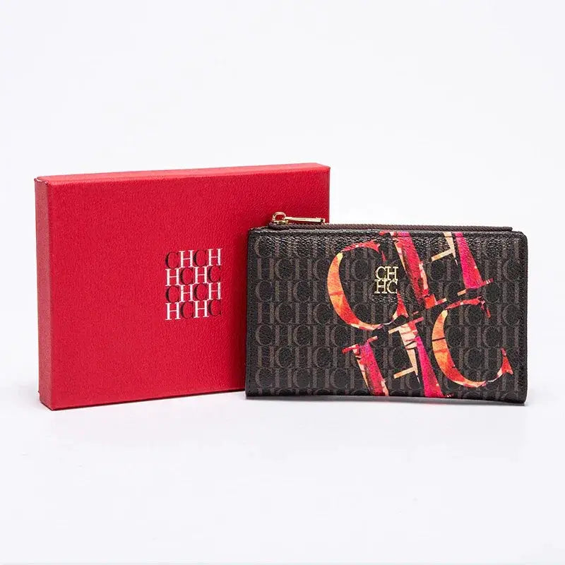CHCH Womens Cartoon Print Long Wallet Retro Classic