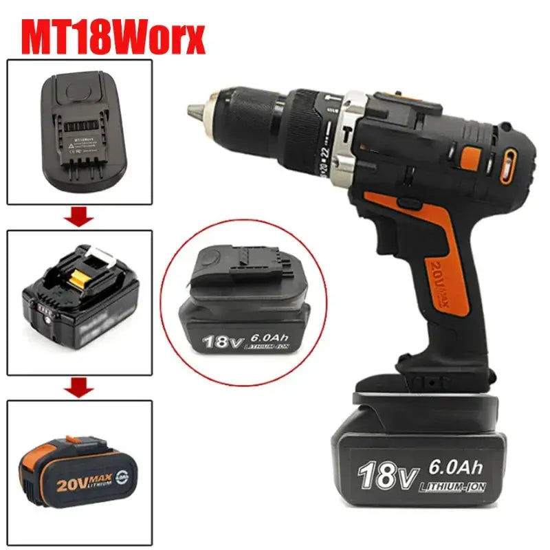 Battery Power Adapter for Worx Tools — product view 14