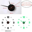 DIY Digital Wall Clock - Silent Luminous Design