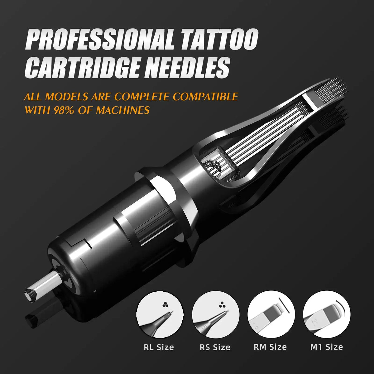 XNET Magnum Cartridge Tattoo Needles 0.35mm Shader RM Tattoo Needle 5RM 15RM Tattoo Supply For Tattoo Machine Metal Slug 20pcs