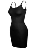 Seamless Women's Tummy Control Full Slip Body Shaper Dress