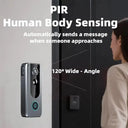 Smart Solar Doorbell Unlimited Power PIR Alerts