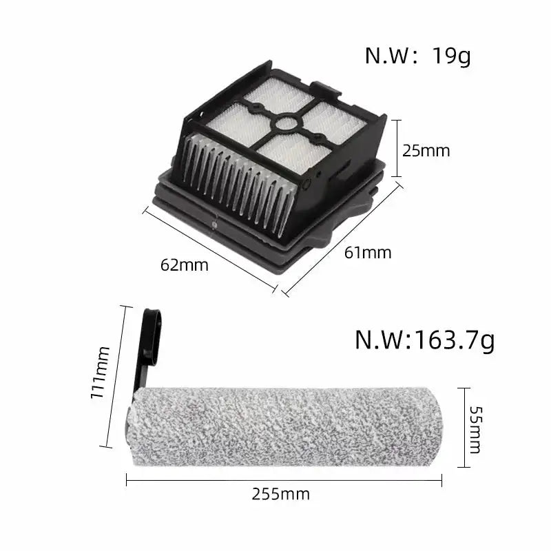For Tineco Floor One Switch S6/Stretch S6 /S7 Stretch Ultra Wet Dry Vacuum Cleaner ConsumableRoller BrushHEPA Filter Accessories