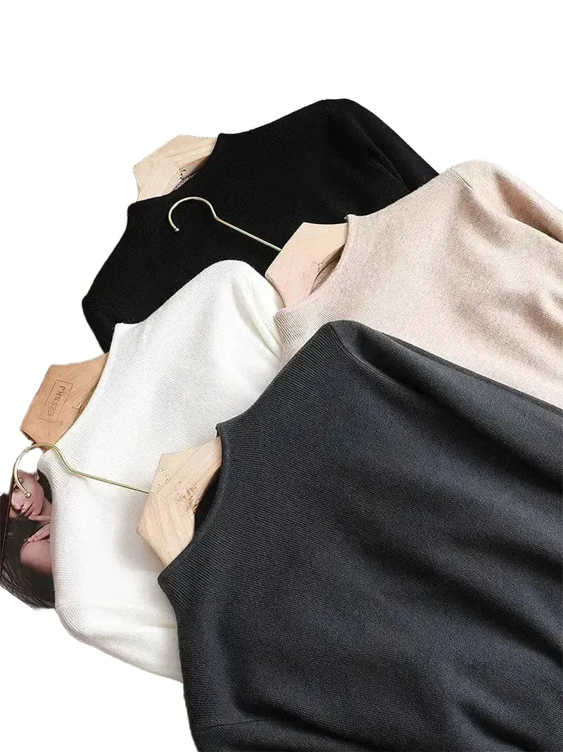 Flattering Mock-Neck Sweater for Work — product view 1