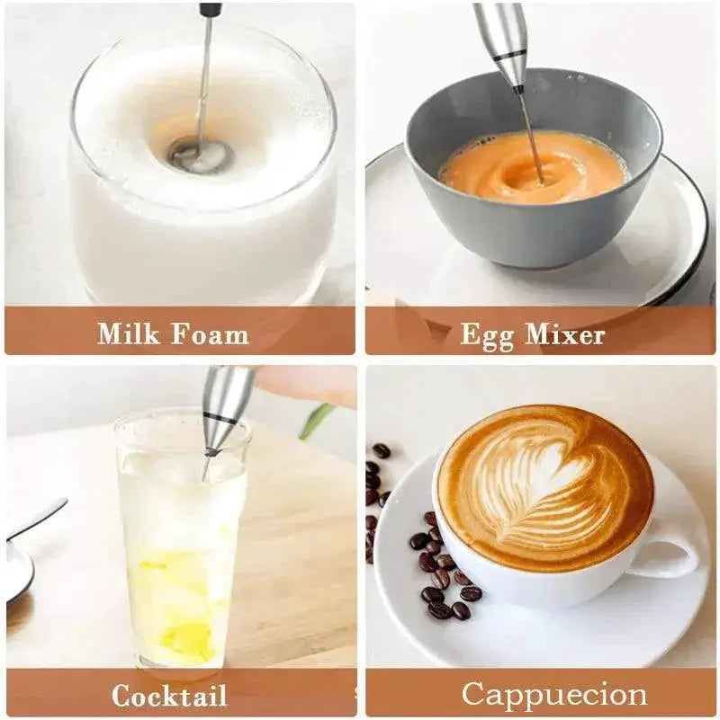 Electric Milk Frothers Handheld Wireless USB Mini Mixer