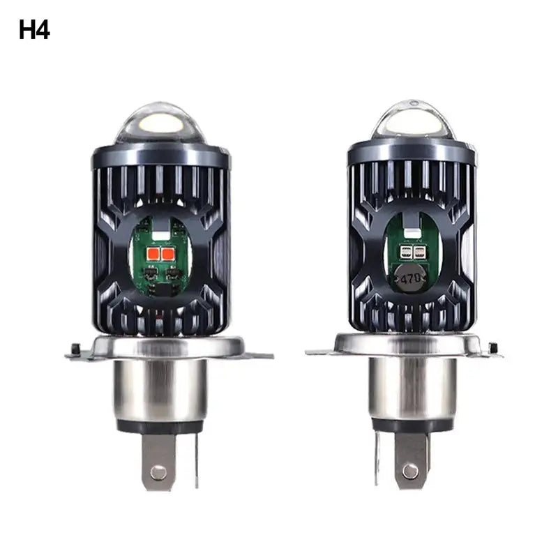 LED Motorcycle Light Bulb LED Fisheye Lens Dual Color White — product view 6