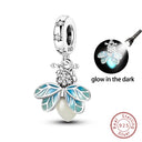 Sterling Silver Chameleon Luminous Firefly