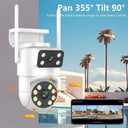 Smart 4K Outdoor PTZ Camera for Home Security Plus