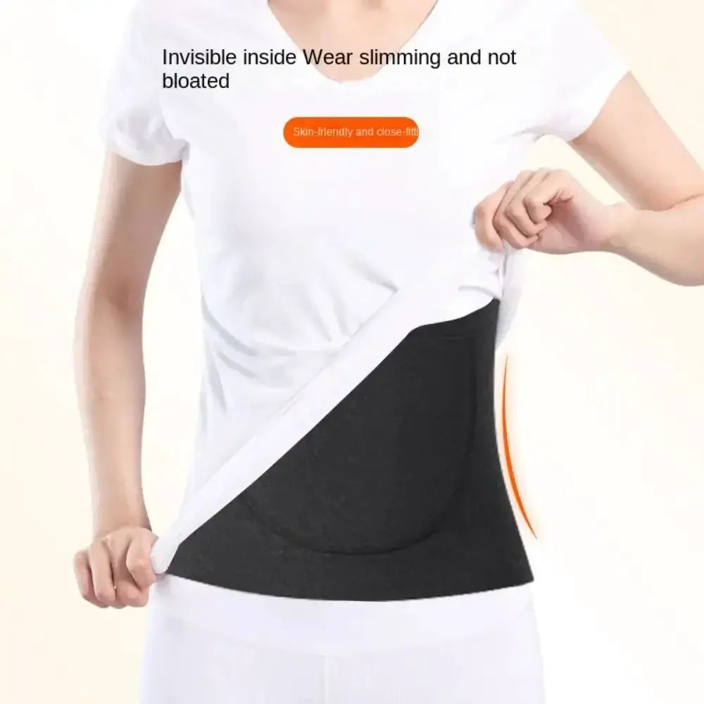 Warm Stomach Slim Body Shaper With Double Pocket Belt