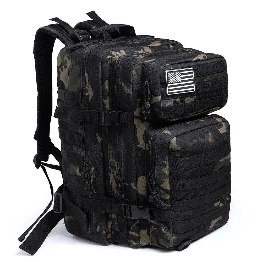QTQY Tactical Backpacks Outdoor 45L Large Capacity Backpack