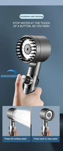Spa-Mode Filtered Shower Head For Home