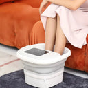 Electric Foot Spa Bath Massager with Heat, Automatic Foot Soak Tub, Foldable Portable Basin for Home Use Constant Temperature