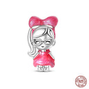 Sterling Silver Pink Princess Skirt
