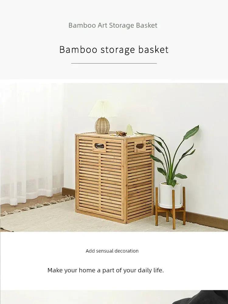 Internet Celebrity Ins Japanese Bedroom Lid Storage Basket