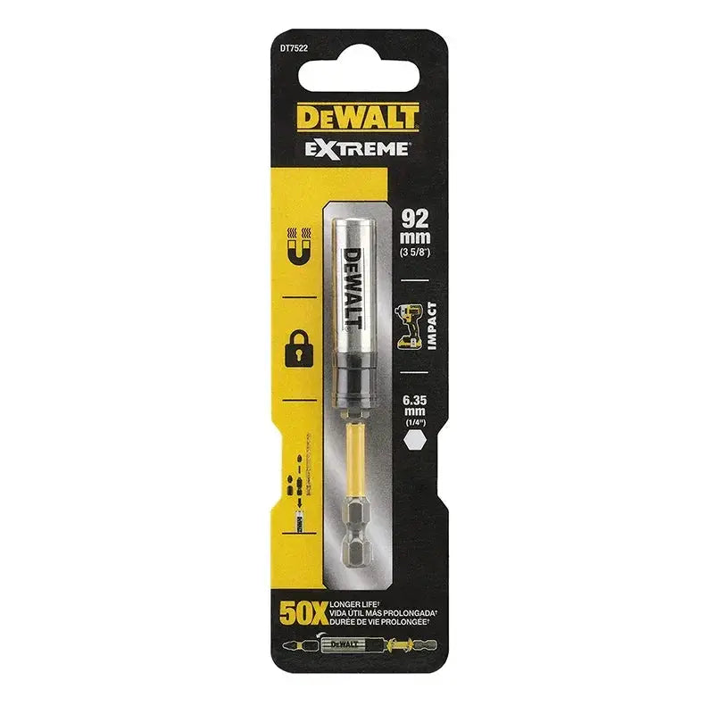 Extreme Impact Bit Holder With Magnetic Lock 1 Quarter Inch