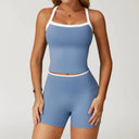Women 2pc Fitness Set High Waist Bell Bottoms