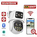 Ultimate Dual Lens Outdoor Security Camera AI Tracking Waterproof