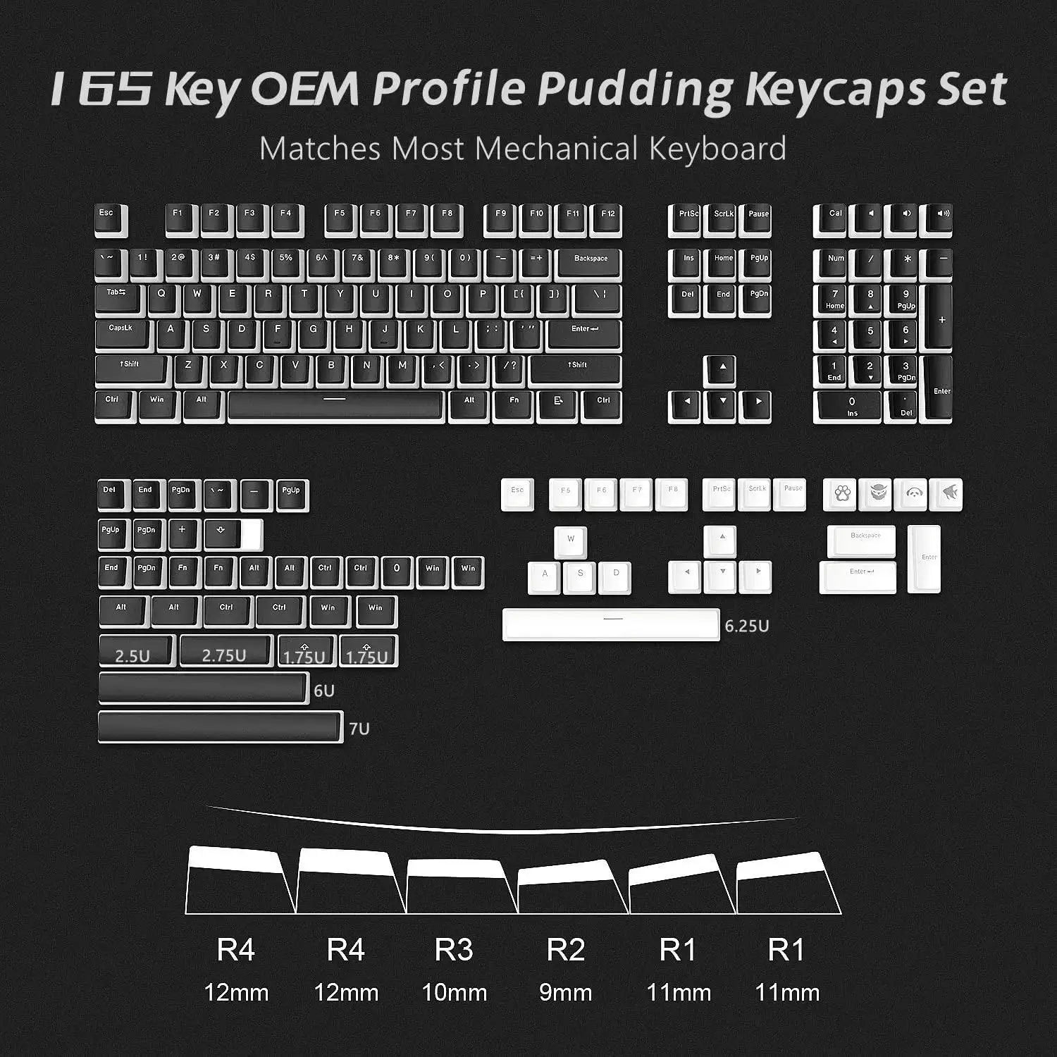 Pudding Keycaps Set Enhances Gaming Keyboard Experience