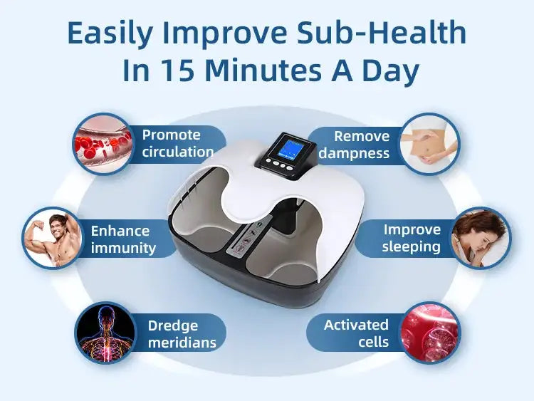 Electric Foot Massager Machine Terahertz Foot Massage Device Foot Massager Vibrator