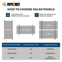 RVPOZWER 47in Adjustable Solar Panel Mount Bracket for Heavy-Duty RV Roof Stand