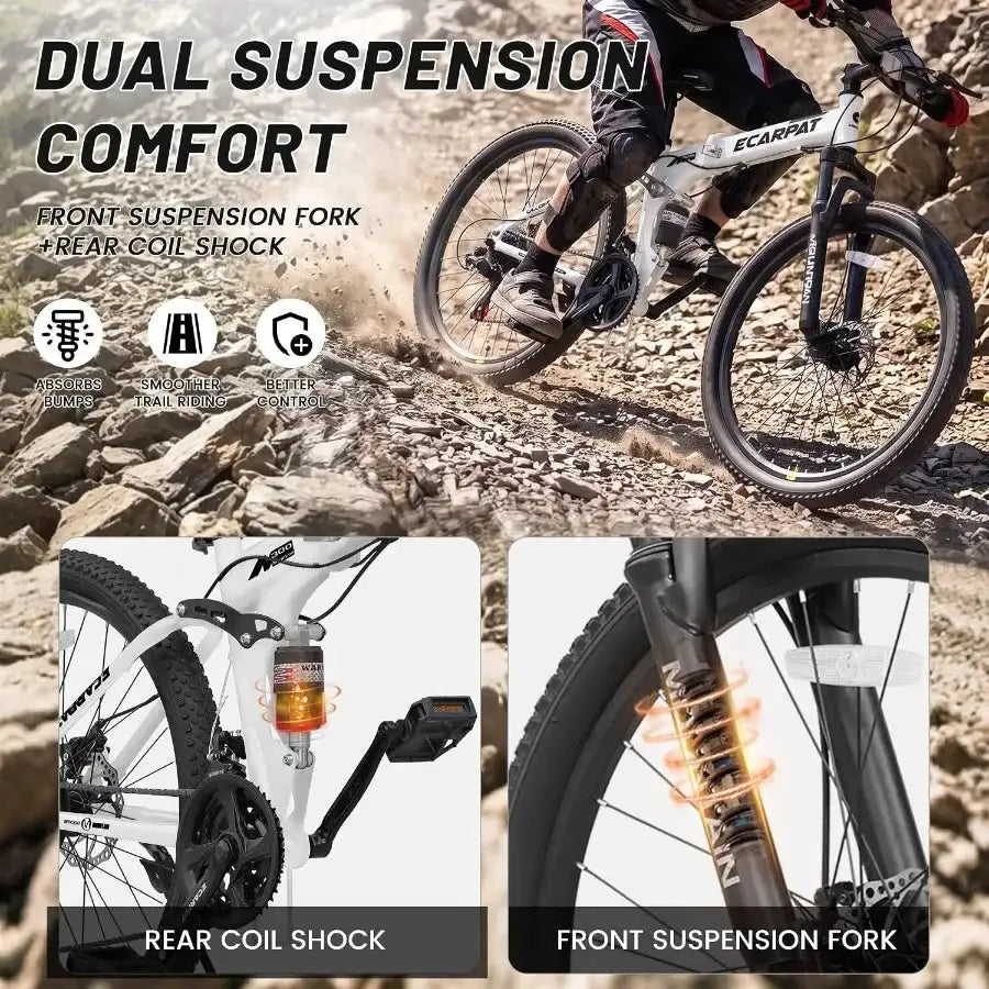 Inch Compact Folding Mountain Bike — product image 2