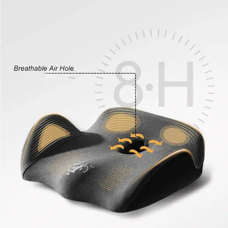 Ergonomic Memory Foam Seat Cushion For Tailbone Relief