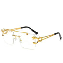 UV400 Rimless Sunglasses All Day Wear