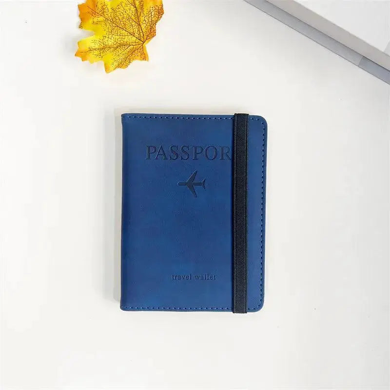RFID Passport Holder for Secure Travel — Black1
