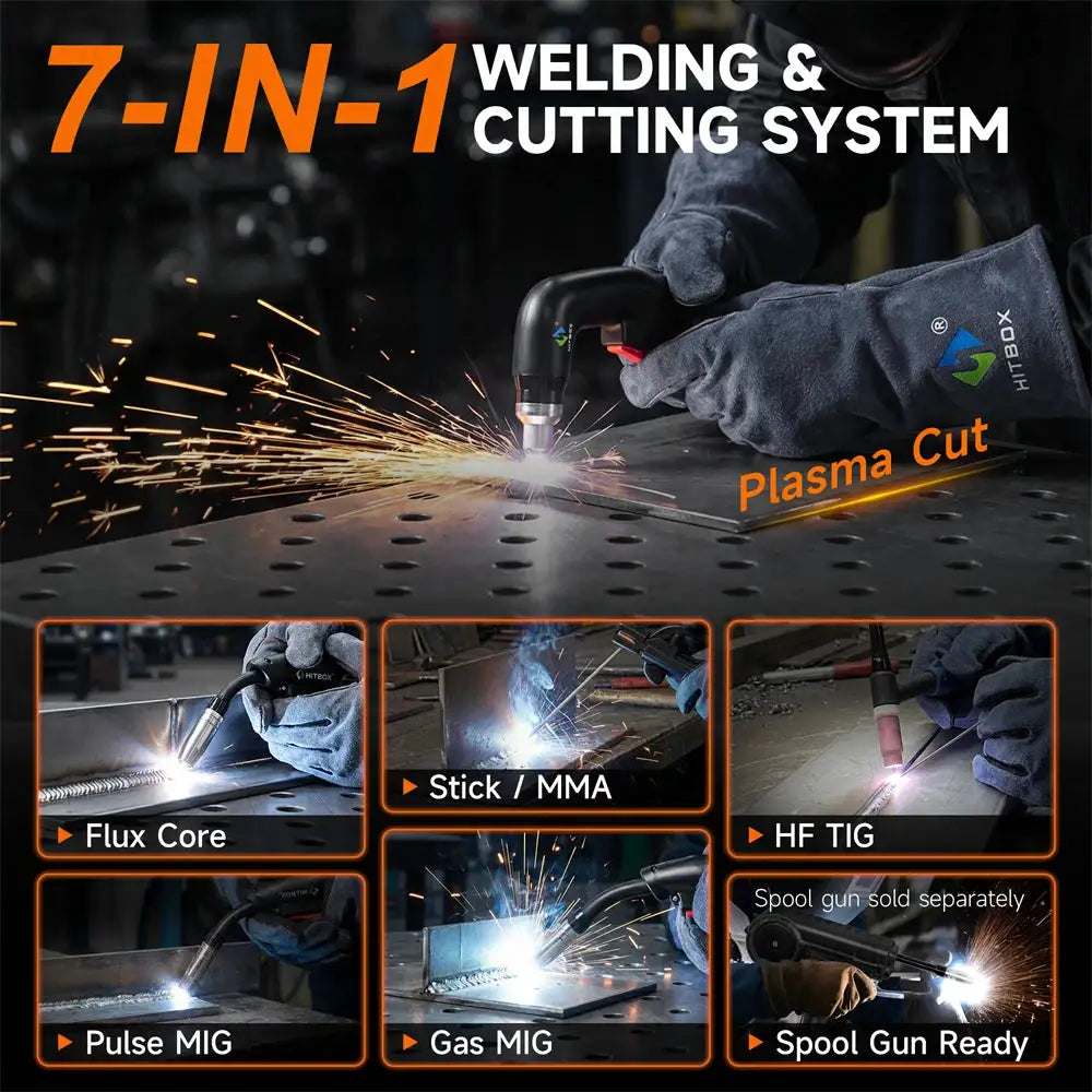 HITBOX HBMC270 Multi-Process Fabrication Welder — product view 2