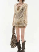 Bold Y2K Floral Dress Set for Women