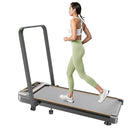 Folding Walking Pad With Incline RGB Lights Dual Screen Treadmill