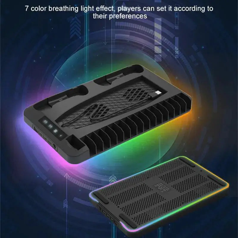YLW P58 P5 Stand Cooling Station With RGB Light Fan Charger