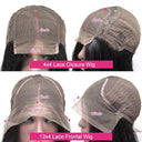 Short Brazilian Body Wave Lace Front Wig 13x4 Human Hair Bob