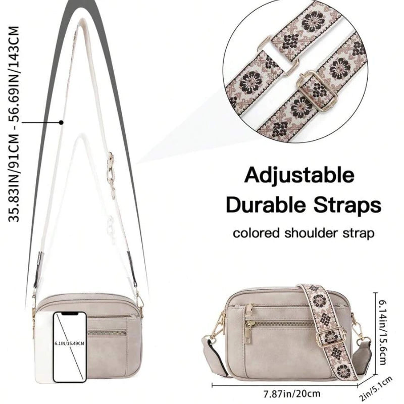 Quilted Embroidery Grid Colorblocking Retro